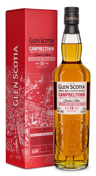 Glen Scotia 10 Jahre Campbeltown Malts Festival 2021 Edition Single Malt Whisky