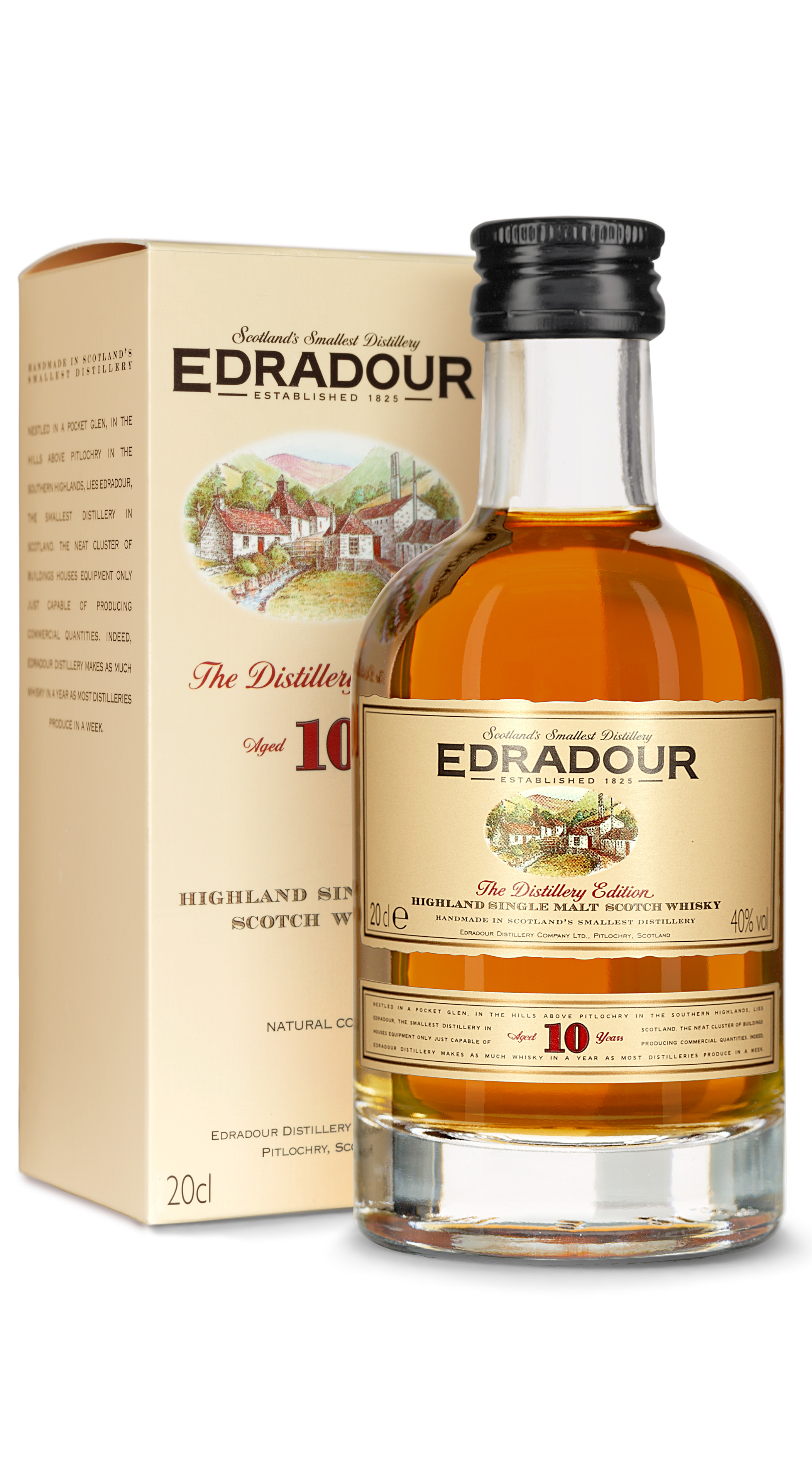 Edradour 10 Jahre Highland Single Whisky 18,90 bei Fachgeschäft und Onlineshop für € Malt Schnapskultur Dr. | Kochan l Kochan 0,2 Dr. kaufen Schnapskultur