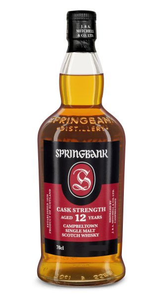 Springbank 12 Jahre Cask Strength Campbeltown Single Malt Whisky 2021 (Etikett berieben)