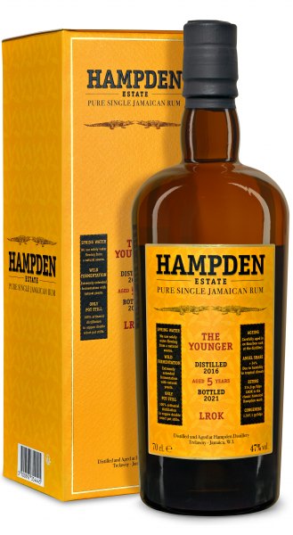 Hampden 5 Jahre The Younger Vintage 2016/2021 LROK Pure Single Jamaican Rum